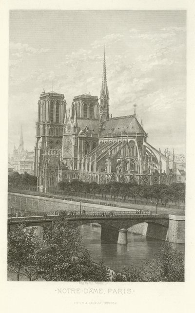 Notre-Dame, Parijs door Alphonse Marie de Neuville